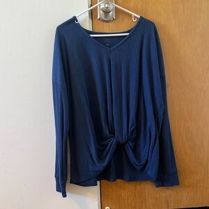 Blue Relaxed Long Sleeve